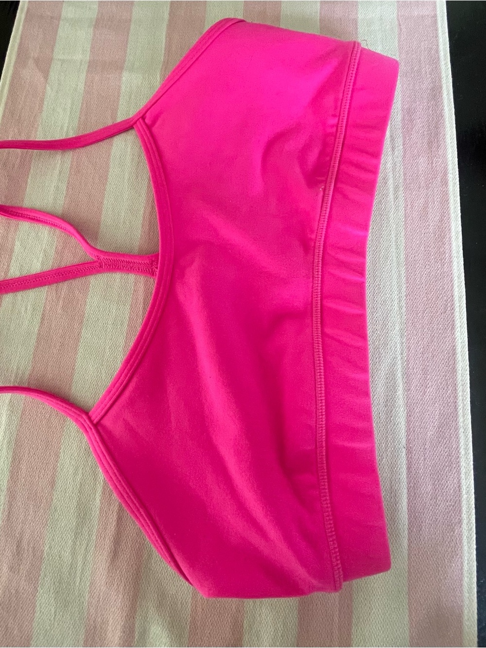 lululemon athletica Bright Pink Sports Bra